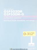 Okuma-Okuma OSP5020M, OSP500M-G Automation Function Instructions Manual 1991-OSP500M-G-OSP5020M-01